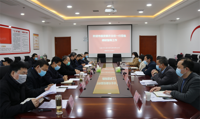 市国资委主任许启政到市发投集团调研指导工作