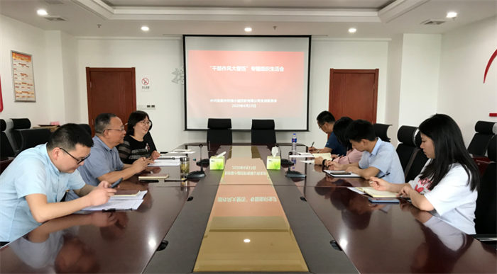 市发投集团开展干部作风大整饬专题 组织生活会