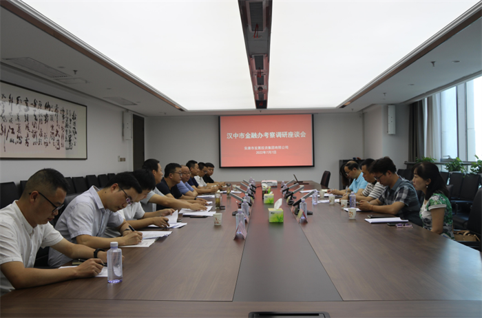 汉中市金融办来市发投集团考察调研