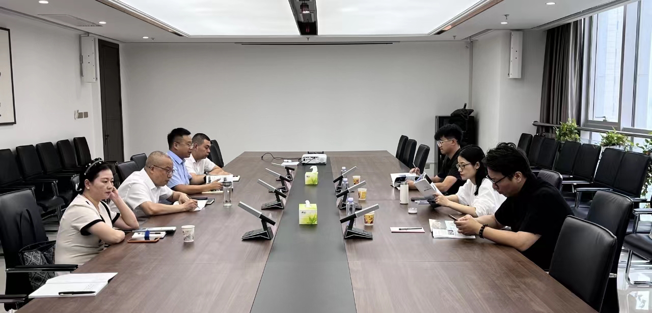 陕西云创网络科技公司来市发投集团考察交流